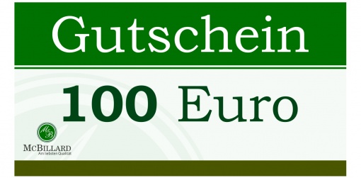  McBillard - Gutschein, 100 Euro
