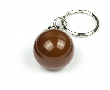 Key Fob Aramith® - Brown sphere