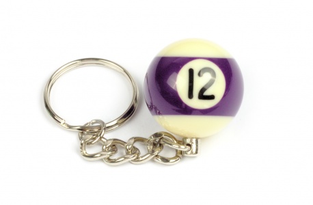 Key Fob - Pool ball - No. 12