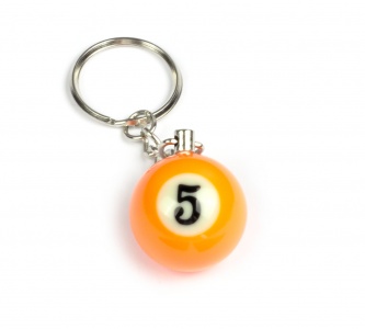 Key Fob - Pool ball - No. 5