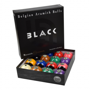 Billiard Ball Set Aramith® - Duramith Tournament Black TV - Pool