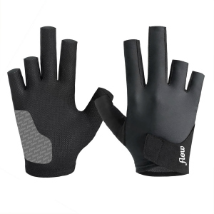 Billiard Glove - flow PrimeGrip Pro - 5 Fingers, Black, Right, L