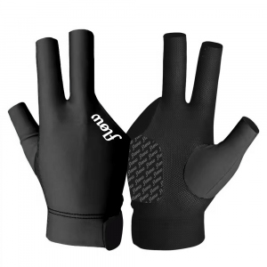 Billiard Glove - flow PrimeGrip Plus - 3 Fingers, Black, Right, L