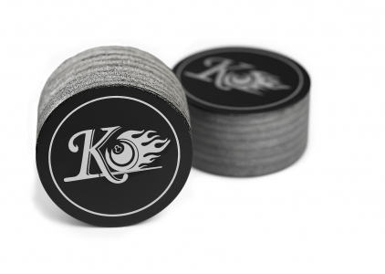 Klebeleder KO - Black H - 14 mm
