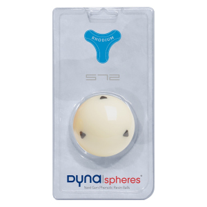 Billiard Ball Dynaspheres - cue ball Rhodium 572