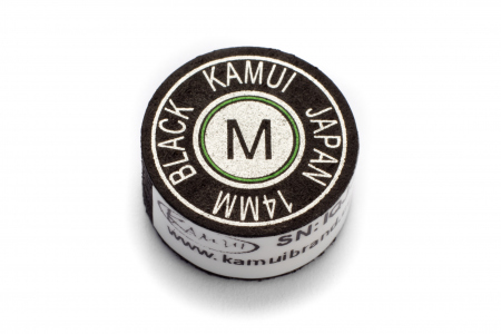 Cue Tip Kamui Multilayer - Black - M - 14 mm, 1 piece