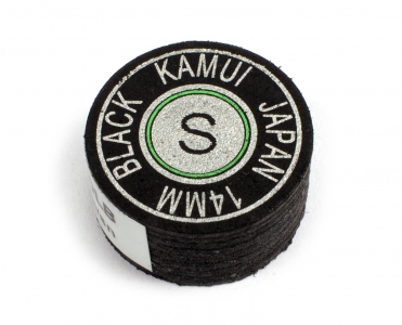 Klebeleder Kamui Mehrschicht - Black - S - 14 mm, 1 Stück