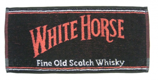 Bar Towel - White Horse