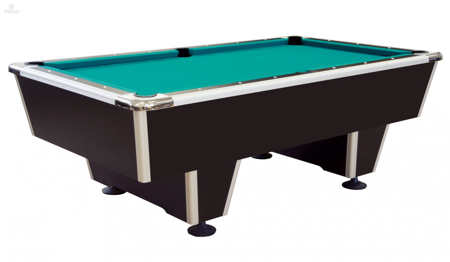 Pool Billiard Table - Orlando - with flush rail castings, 6 ft.