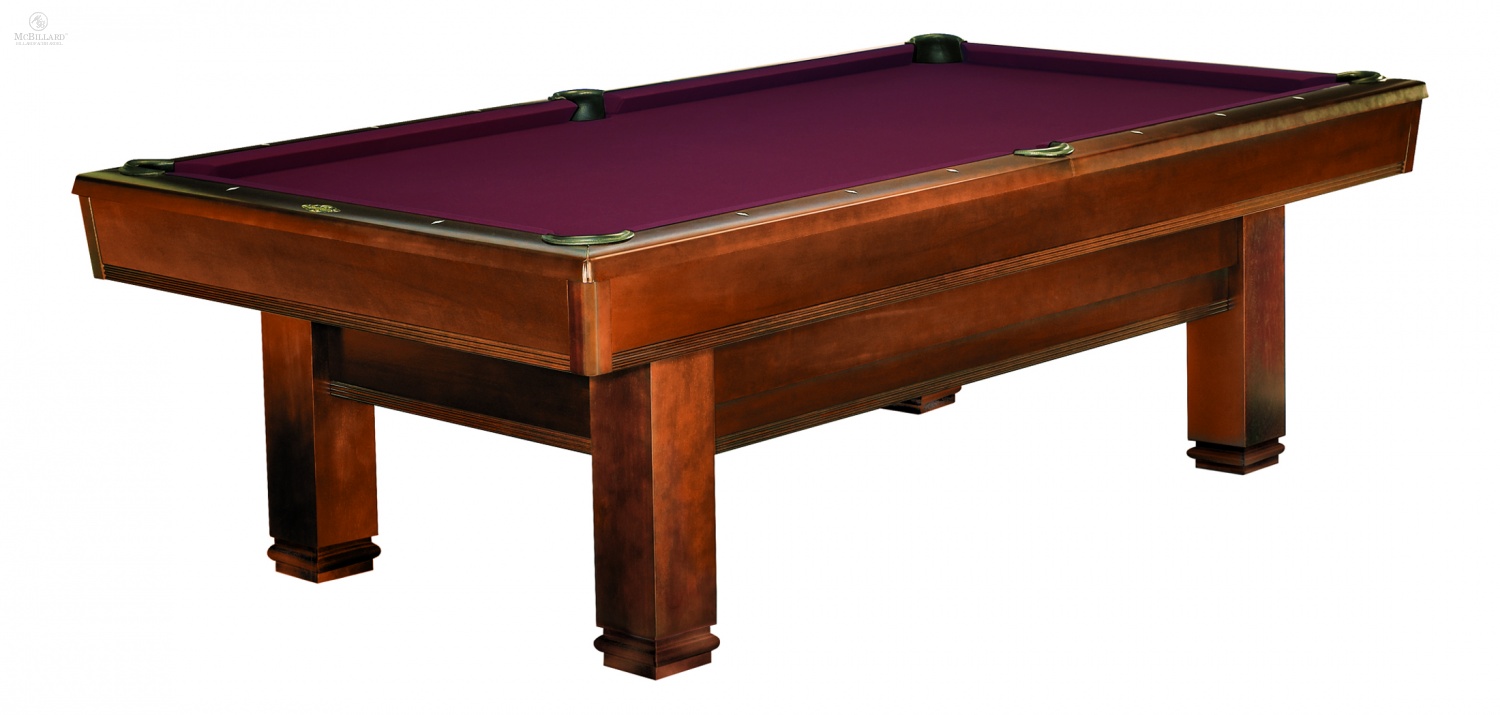 Pool Billiard Table Brunswick Bridgeport Chestnut, 8 ft., without