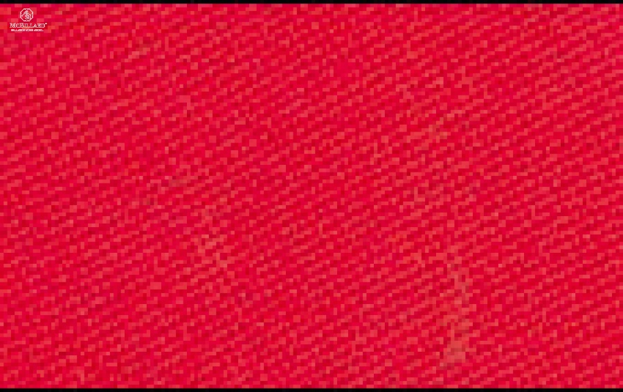 Billardtuch Simonis 760 - Pool Billard, 165 cm Breite, Rot