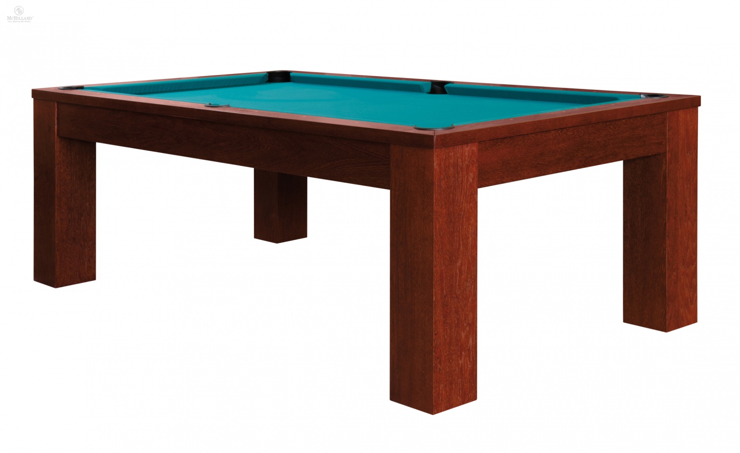 Pool Billiard Table - Trento - Material board, mahogany, 8 ft.