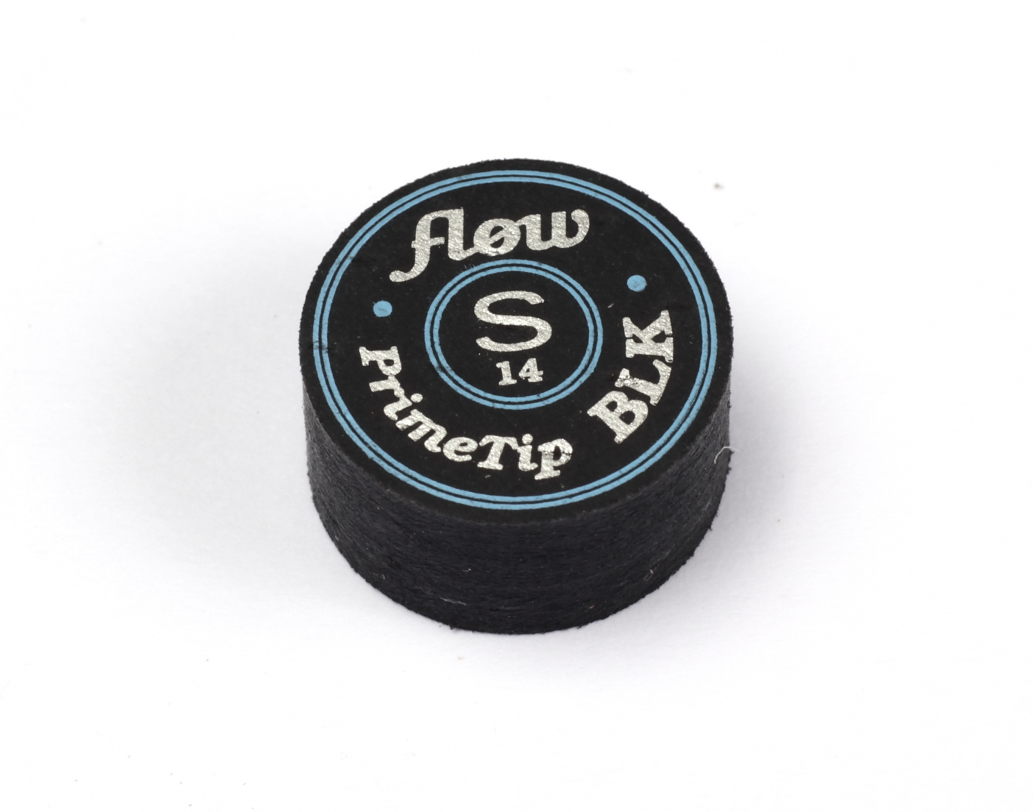 Cue Tip - flow PrimeTip - BLK - 14 mm, 1 Piece, Soft