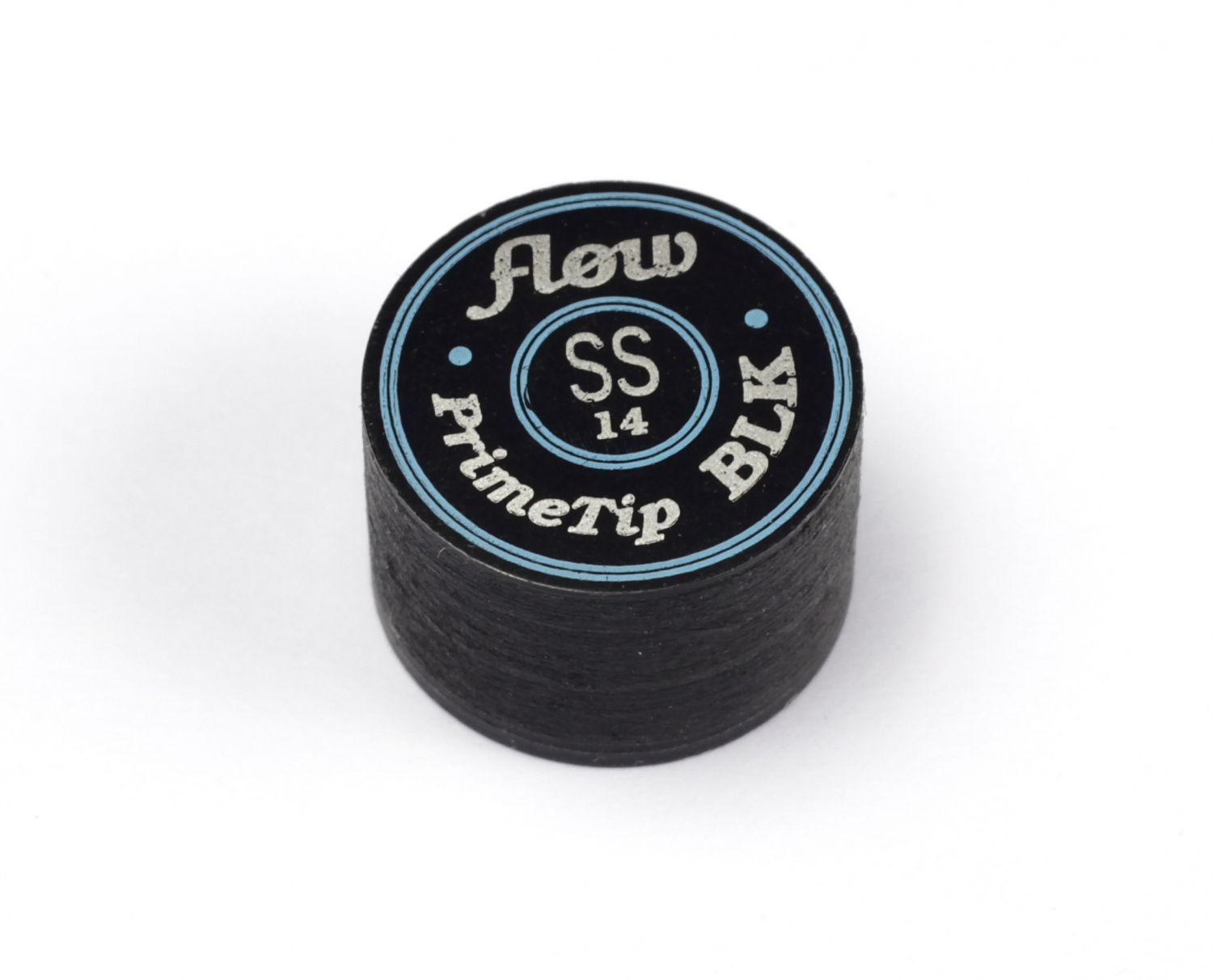 Cue Tip - flow PrimeTip - BLK Clear - 1 Piece, 14 mm, Super Soft